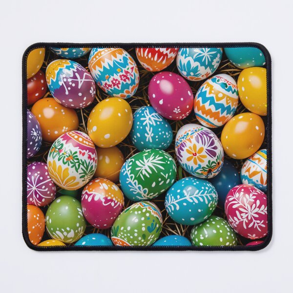 Item preview, Festive Eggstravaganza - Colorful Easter Egg Pattern for Spring Celebrations designed and sold by Xerophayze.