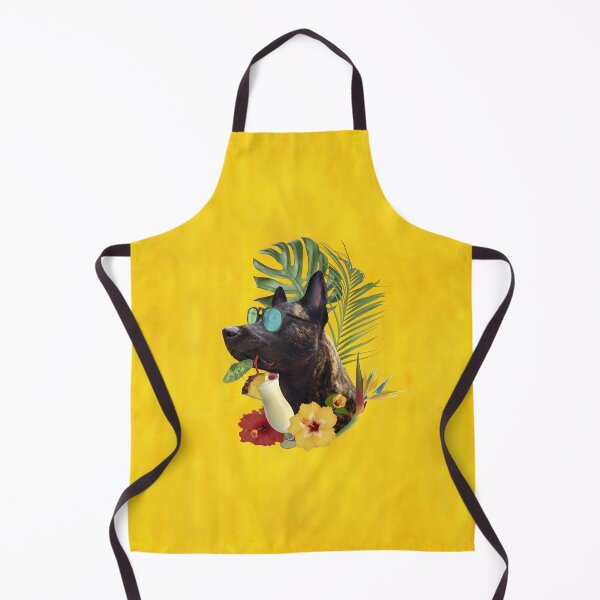 Item preview, Dutch Shepherd Tropical Summer Vibes designed and sold by k9printart.