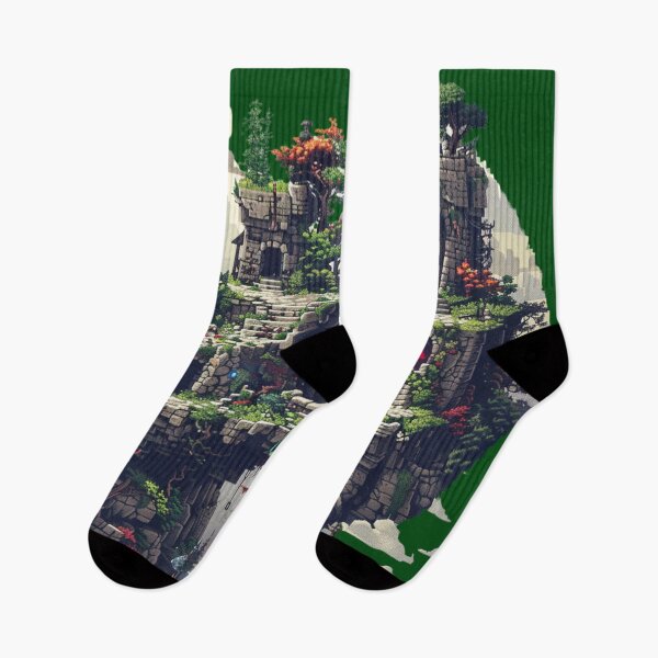 Item preview, Pixel Odyssey: Heroic Quest Landscape designed and sold by Ace Apparel  Attire.