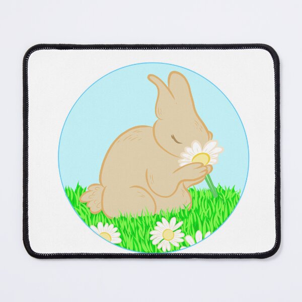 Item preview, Bunny Smelling Flower designed and sold by sydhanke42.