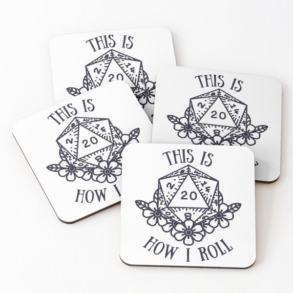 Item preview, D20 This Is How I Roll designed and sold by S-Q-Studios.