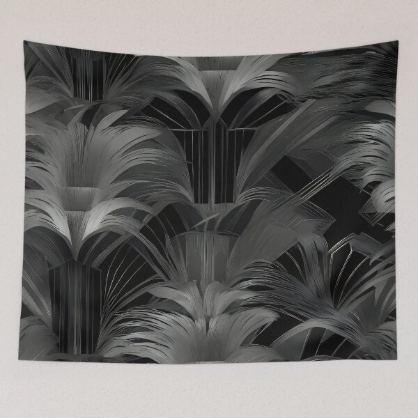 Item preview, silver art deco design 044 designed and sold by fleesphotos.