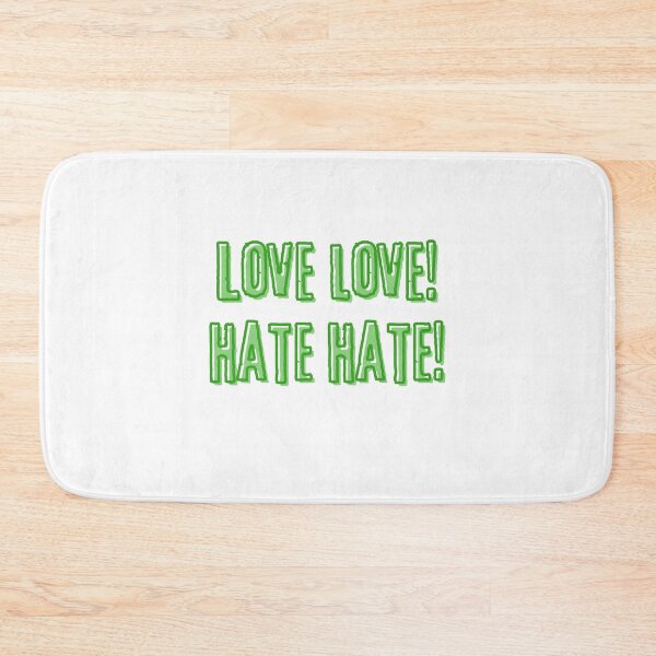 Item preview, Love & Hate Green designed and sold by EWNDesigns.