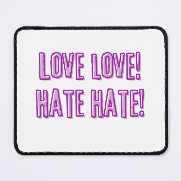 Item preview, Love & Hate Pink designed and sold by EWNDesigns.