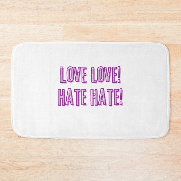 Item preview, Love & Hate Pink designed and sold by EWNDesigns.