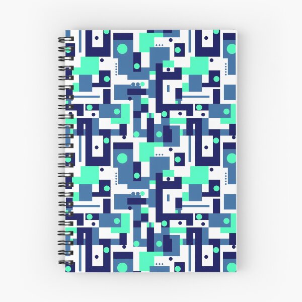 Item preview, Abstract Blue Hues on White designed and sold by TwylaRaeDesigns.