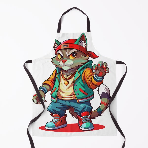 Item preview, Groovy Hip-Hop Cat - Urban Coolness designed and sold by merchtrends-svg.