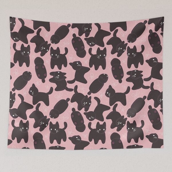 Item preview, rotating cat (black) designed and sold by papercreatyre.