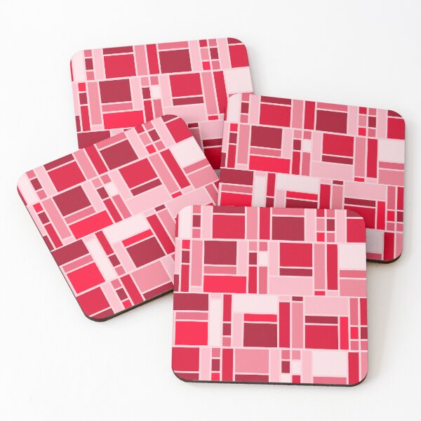 Artikelvorschau, Pink-rotes Pop-Art-Design der 60er Jahre entworfen und verkauft von Susannah N..