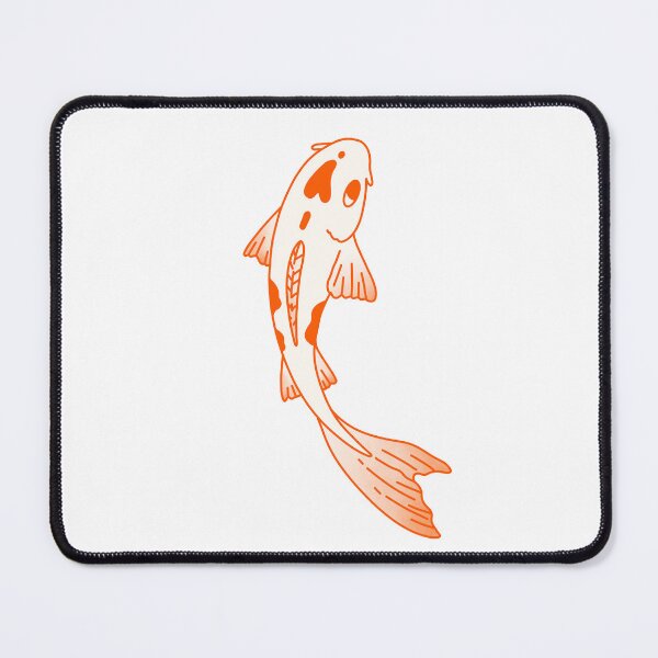 Item preview, Orange koi fish with heart design - fish lover designed and sold by GingerandMilk.