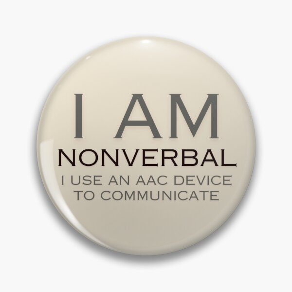 Item preview, I am nonverbal, I use an AAC designed and sold by Diabumblebee.