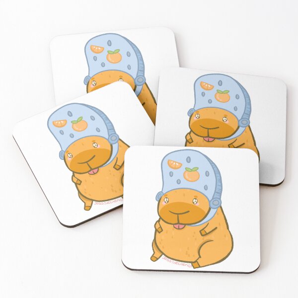 Item preview, Capybara in a sandal hat designed and sold by jessthechen.