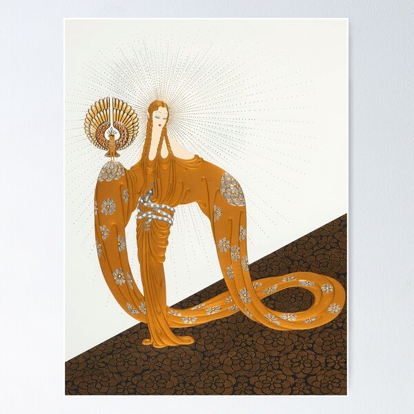 Item preview, Erté - Celestial Virtues Suite, Wisdom designed and sold by elektronen.