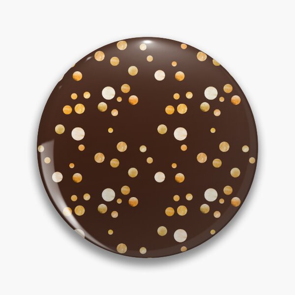Item preview, Dark brown irregular polka dot | deep brown watercolor dot pattern designed and sold by lausn.
