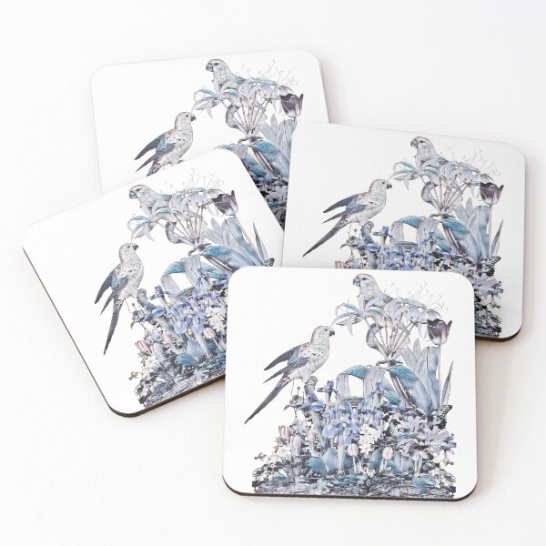 Item preview, Pastel Perch: Artful Parrots and Floral Delights designed and sold by Pixelpluse.