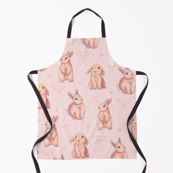 Item preview, Cute Pink Coquette Bunny Pattern designed and sold by jessvaluchart.