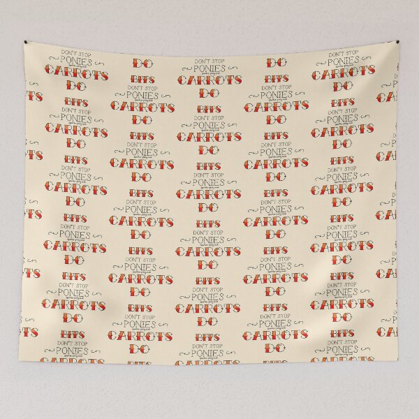 Item preview, Bits don't stop ponies - carrots do! designed and sold by OdyPony.
