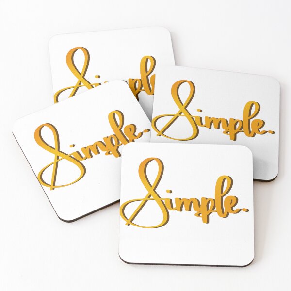 Item preview, Simple. One word design. Orange yellow designed and sold by ModernDsgnsArt.