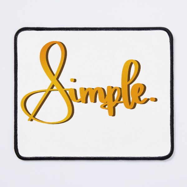 Item preview, Simple. One word design. Orange yellow designed and sold by ModernDsgnsArt.
