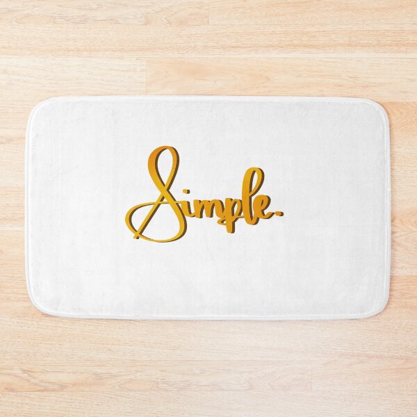 Item preview, Simple. One word design. Orange yellow designed and sold by ModernDsgnsArt.