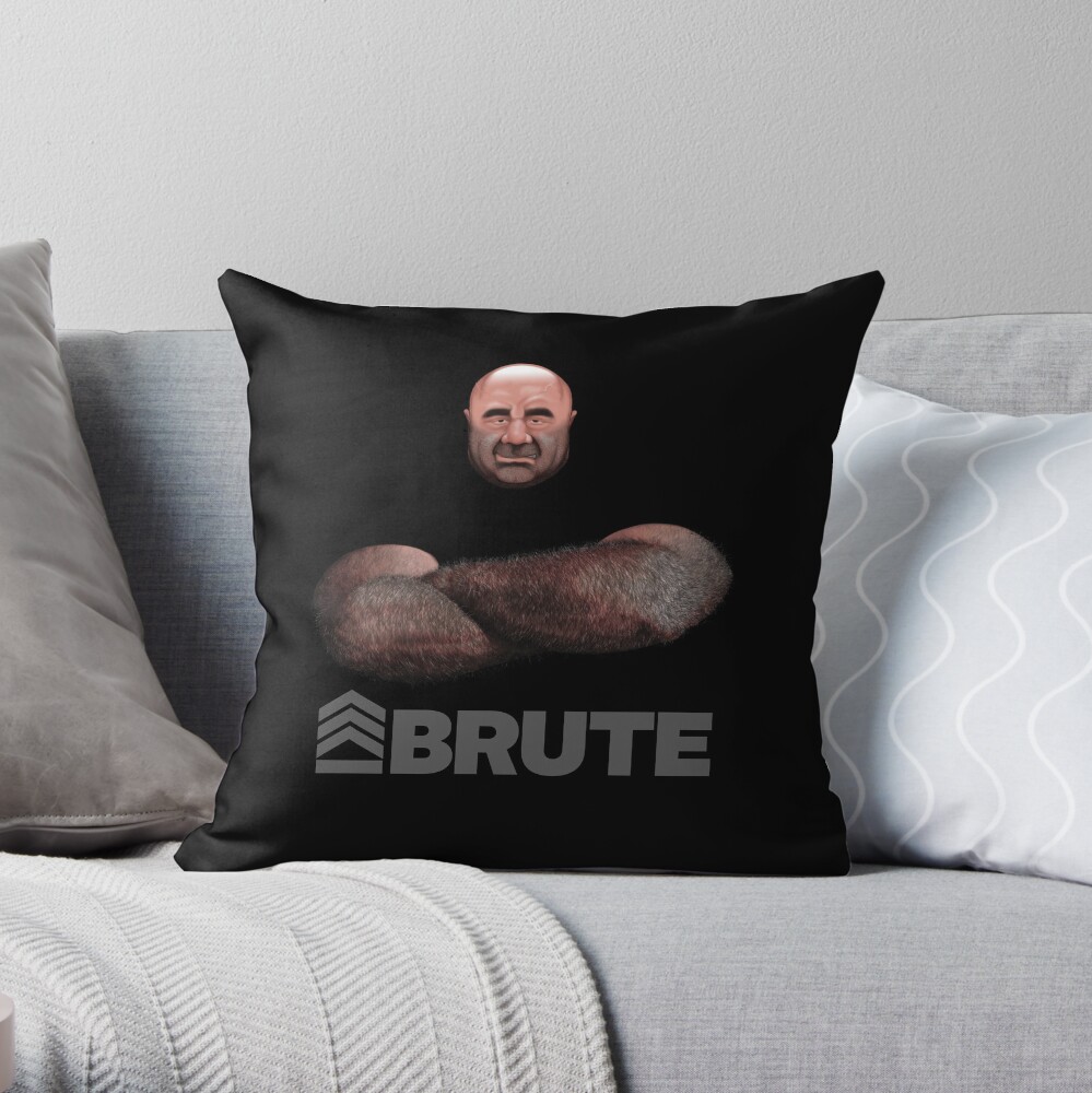 Brute by Simon 2018 Throw Pillow