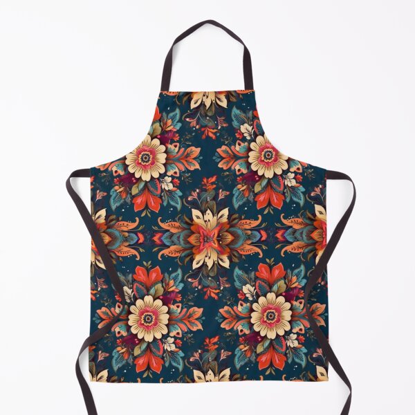 Item preview, Boho pattern in rich colours designed and sold by Flowersonstuff.