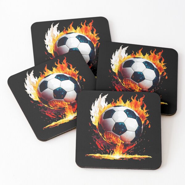 Item preview, FOOTBALL game on FIRE soccer lifestyle fan design designed and sold by Jt41.