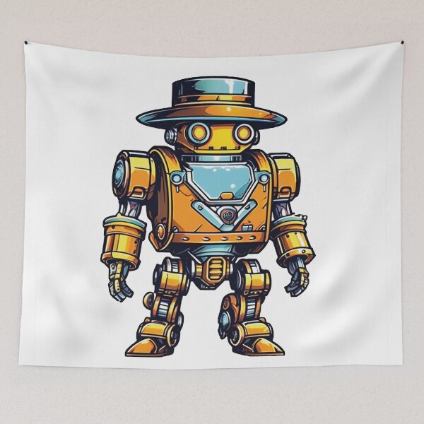 Item preview, Victorian vision: The elegant steampunk robot designed and sold by Ink-Kreativ.