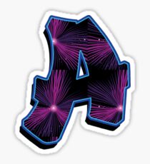 A - rays Sticker