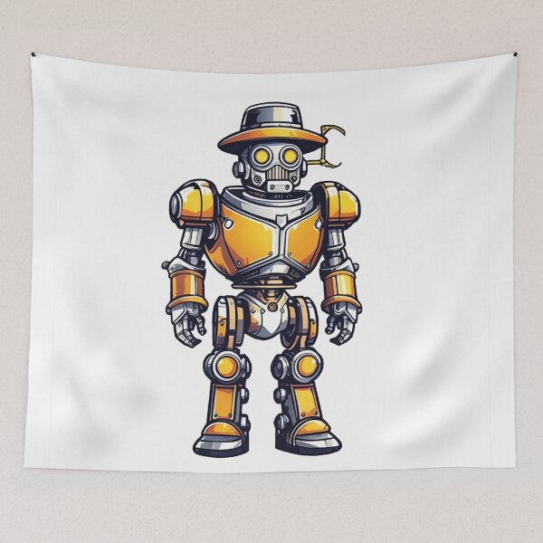 Item preview, Golden Friend: The steampunk style robot designed and sold by Ink-Kreativ.