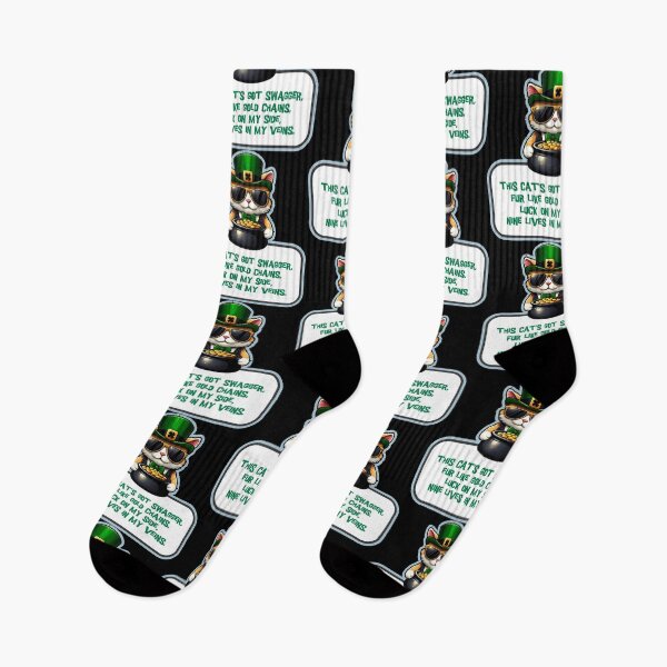 Item preview, Cat Leprechaun With Pot of Gold 2 - Saint Patrick designed and sold by Vector-Artist.