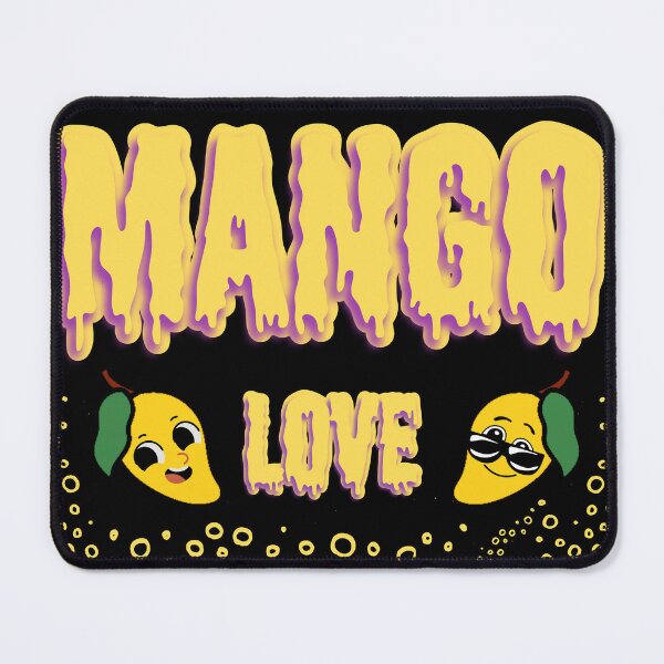 Item preview, Mango texted in black theme with stylish mango Cartoons . designed and sold by Chicas-wonder.