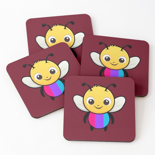 Item preview, Cute Androgynous Pride Flag Bee, Subtle Androgyne Bee Design designed and sold by Travelslightly.