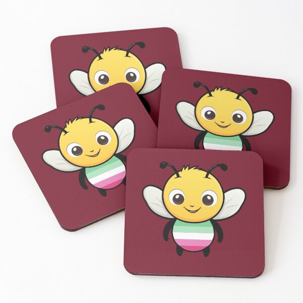 Item preview, Cute Abrosexual Pride Flag Bee, Subtle Abrosexual Bee Design designed and sold by Travelslightly.