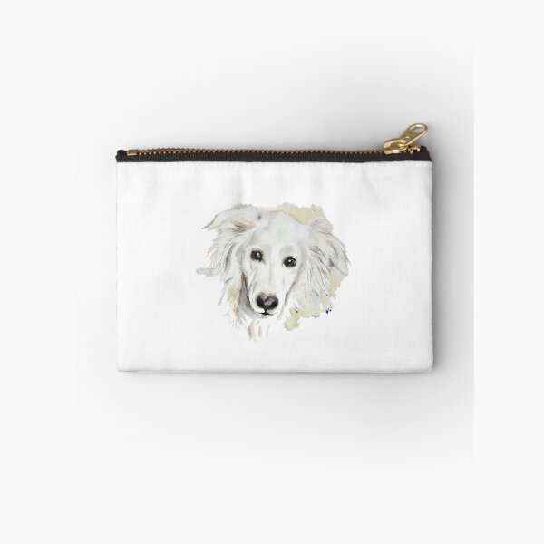 Item preview, White dog head designed and sold by CorneliaPilz.