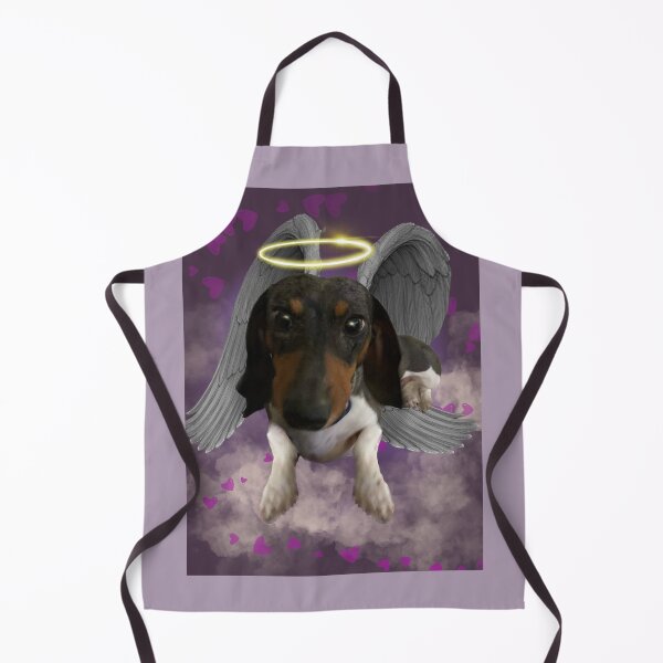 Item preview, Blue Piebald Dachshund Angel designed and sold by Artvibes2.