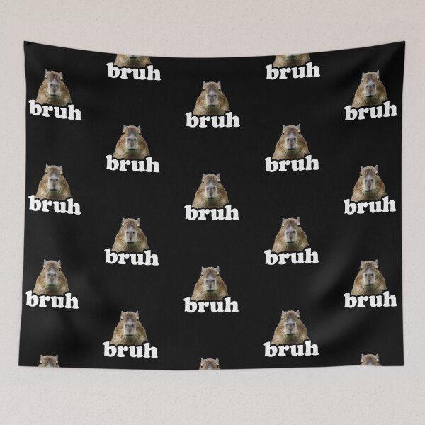 Item preview, Funny Meme Lover Capybara Bruh designed and sold by ouchmypancreas.