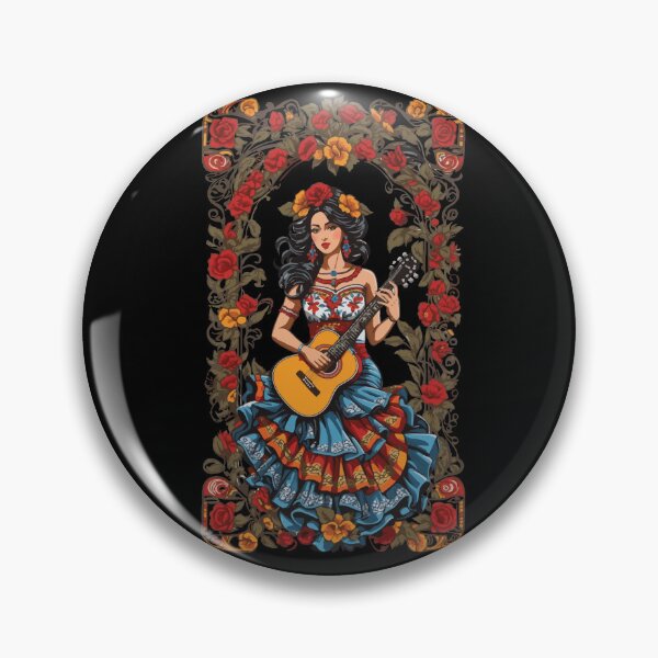 Item preview, Spanish guitarist Iconic design designed and sold by LuminOrb.