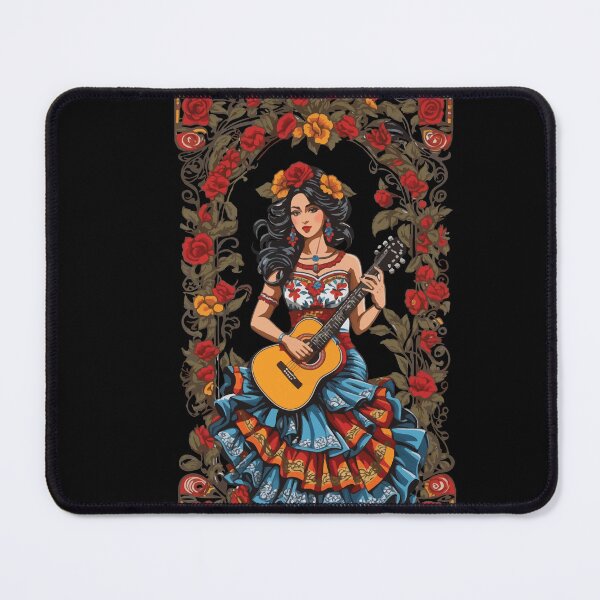 Item preview, Spanish guitarist Iconic design designed and sold by LuminOrb.