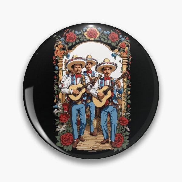 Item preview, Mariachi Band Iconic Guitarist Design designed and sold by LuminOrb.