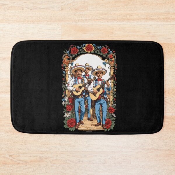 Item preview, Mariachi Band Iconic Guitarist Design designed and sold by LuminOrb.