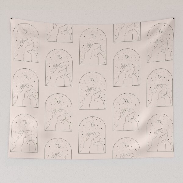 Item preview, Capricornus Zodiac Sign | Pastel Pink Aesthetics designed and sold by RM-Journey.