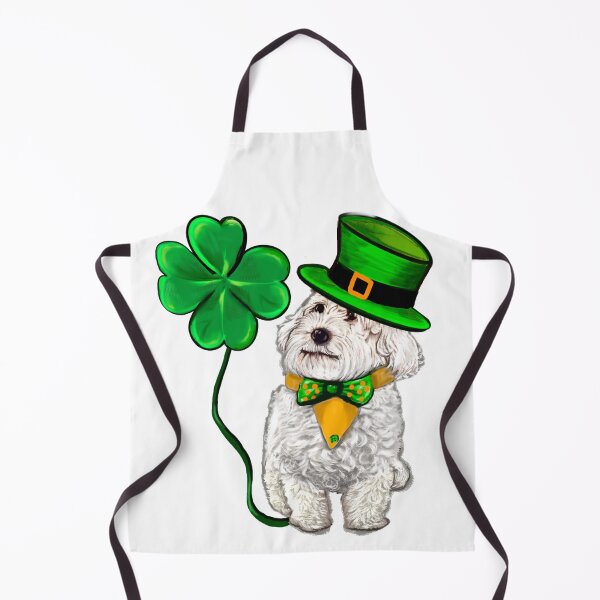 Artikelvorschau, Kleeblatt Top 10 der besten irischen Geschenke Cavapoo Niedlicher Hündchen mit grünem Kleeblatt, irischem Kleeblatt entworfen und verkauft von Artonmytee.