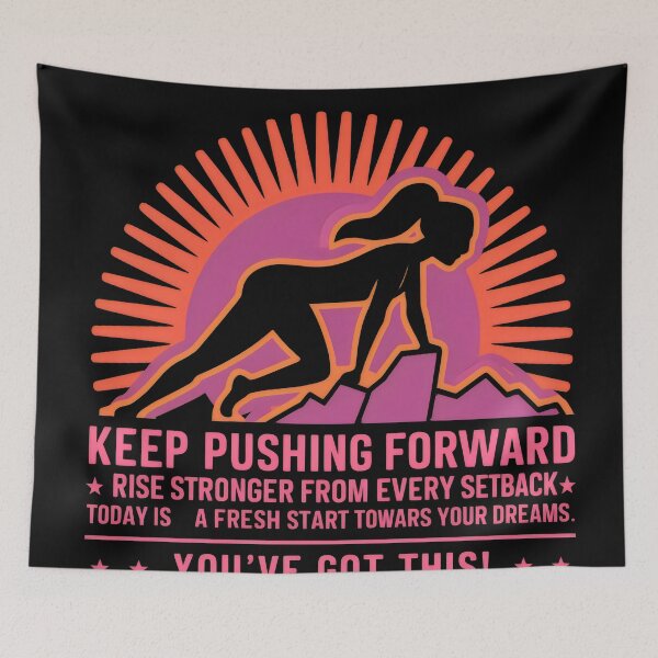 Item preview, Keep pushing forward despite setbacks designed and sold by 4uoffers.