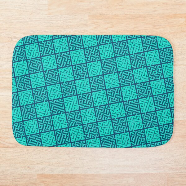 Item preview, Checkerboard Maze A - turquoise designed and sold by drandanArt.