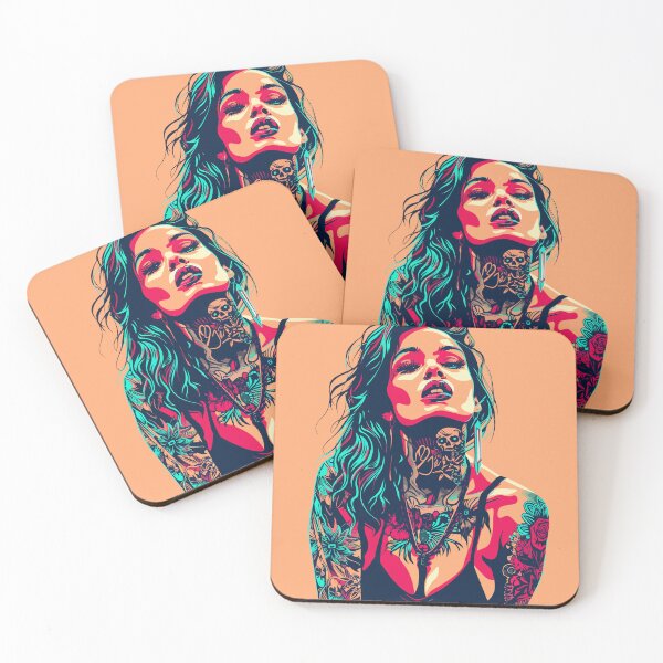 Item preview, The superb tattoo girl designed and sold by Ursule-art.