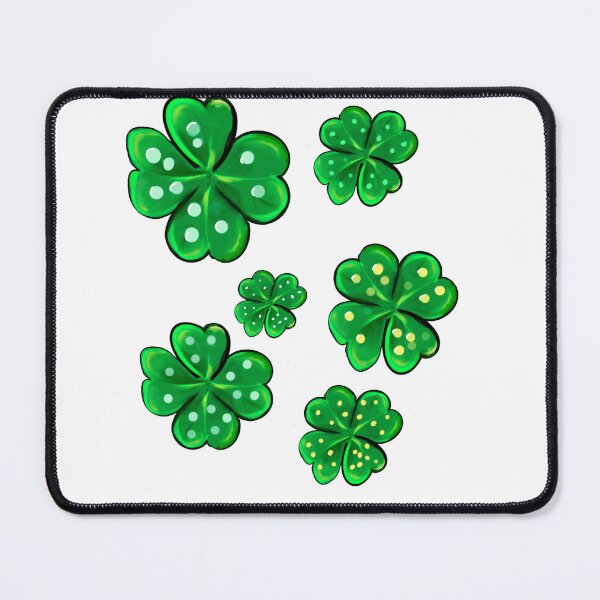 Item preview, Clover Shamrocks - green 4 leaf clovers shamrock. The best Irish gift ideas designed and sold by Artonmytee.