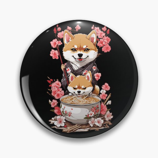 Artikelvorschau, Kawaii Shiba Hund Aesthetic Ramen Japan Style entworfen und verkauft von LuminOrb.