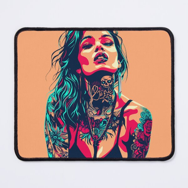 Item preview, The superb tattoo girl designed and sold by Ursule-art.