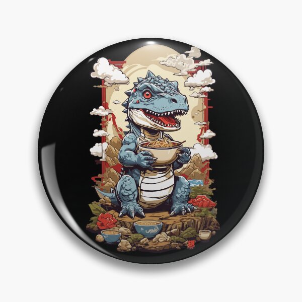 Artikelvorschau, Kawaii Dinosaurier Ramen Nudelsuppe Japan Style entworfen und verkauft von LuminOrb.